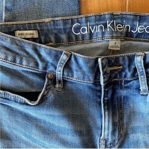 Calvin Klein Blue Ankle Jeans